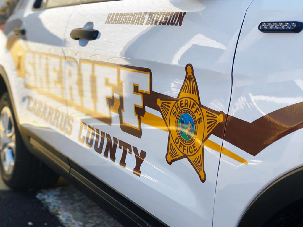 Cabarrus County Sheriff's Department cruiser.