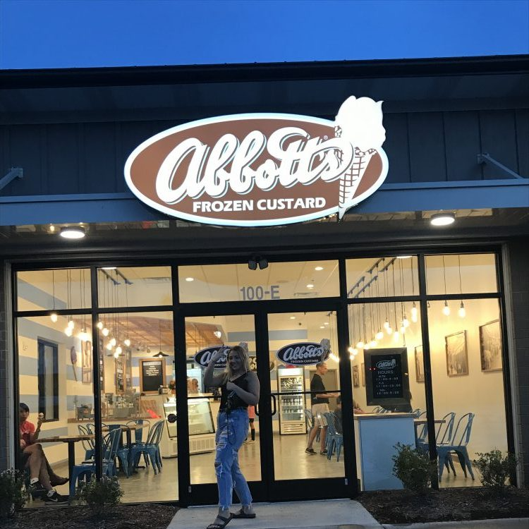 Lit Up Wall Signs for Abbot's Frozen Custard